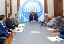 RW Xamze iyo Safiirka Talyaaniga oo wadahadal ku yeeshay magaalada Muqdisho