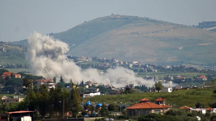 Israel targets 30 locations in Lebanon with strikes - NNA