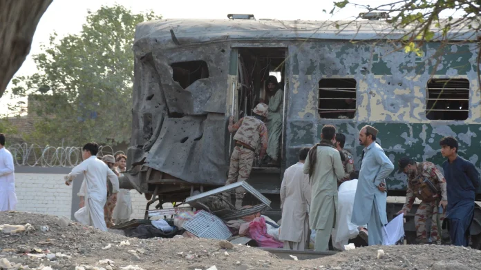 Pakistan Train Explosion Leaves Dozens Dead in Devastating Blast Blast on train in Pakistan kills dozens