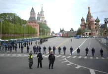 Russia Stages Reduced Parade as Calls for Ceasefire Intensify Russia holds scaled-back parade amid further truce calls