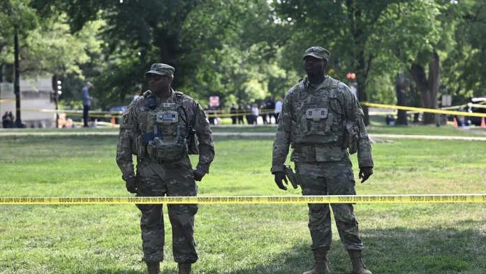 Man shot after firing on agents near White House