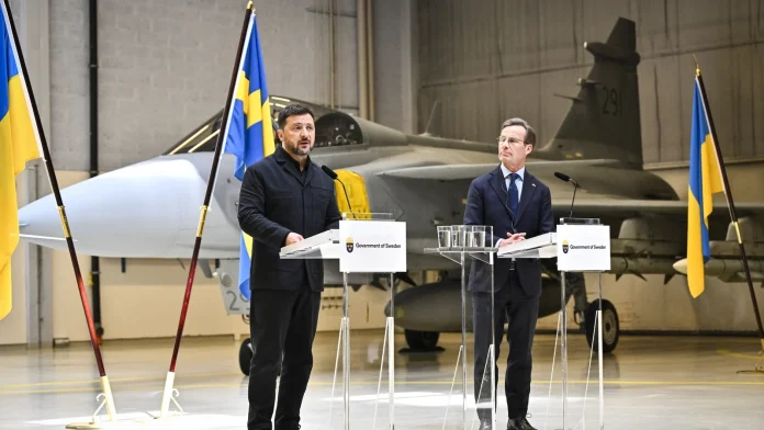 Sweden and Ukraine agree deal on Gripen fighter jets