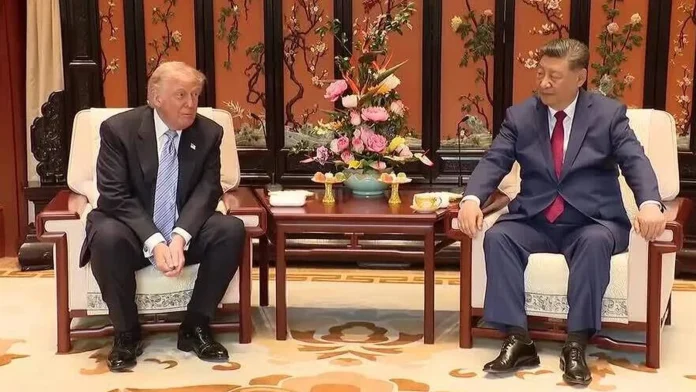 US-China relations 'strong', says Trump in Xi meeting