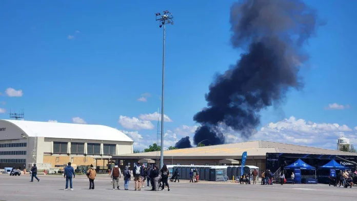 Watch: US jets collide mid-air during demonstration