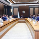 Madaxweyne Xasan Sheekh oo la kulmay Ganacsato Iyo Maalgashadayaal ka socda Talyaaniga