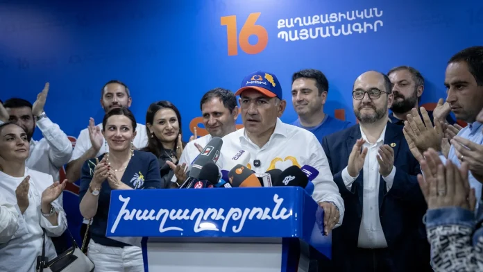 Armenia PM wins vote, cementing westward tilt