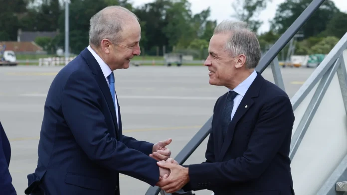 Canadian PM Carney arrives in Ireland for two-day visit