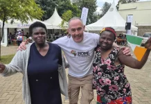 Irish Garda Team Supports Ambulance Deliveries to Ugandan Hospices Garda helping deliver ambulances to hospices in Uganda