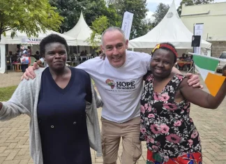 Irish Garda Team Supports Ambulance Deliveries to Ugandan Hospices Garda helping deliver ambulances to hospices in Uganda