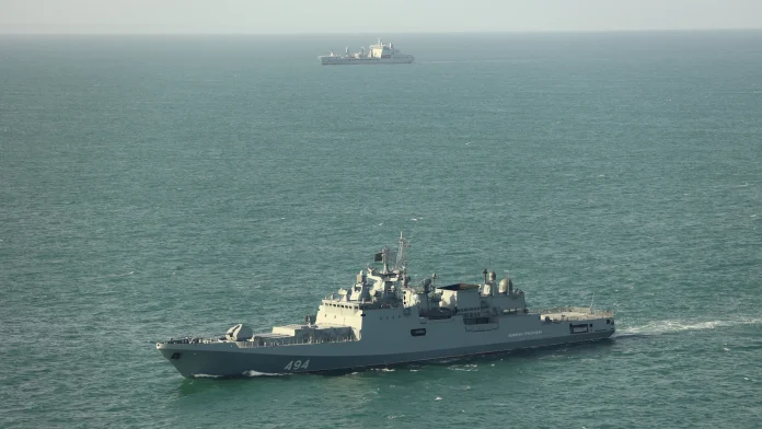 Russian ship fires warning shots at yacht near UK waters