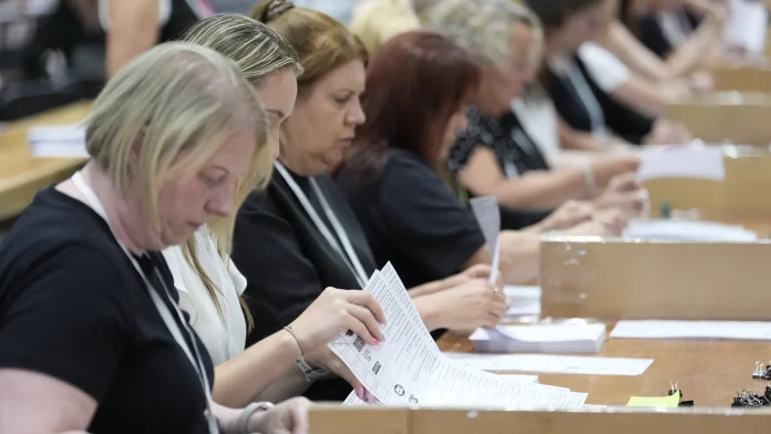 Counting of votes under way in crucial UK by-election