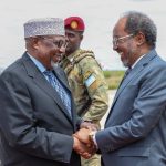 Xasan Sheekh oo ka qeybgalaya Caleemasaarka Aadan Madoobe