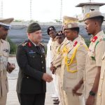 Taliyaha Ciidanka dhulka Turkiga oo soo gaaray Muqdisho