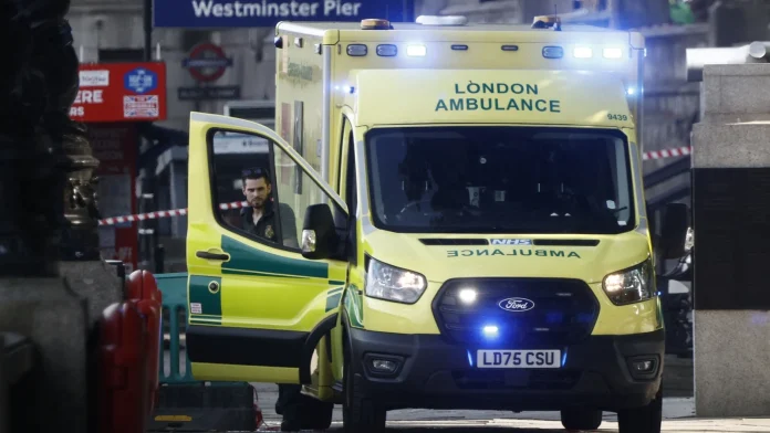 Five Westminster police officers hurt in boat collision incident Five police officers injured in Westminster boat crash