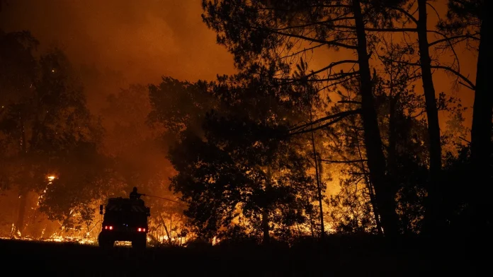 Over 200,000 evacuated in Spanish and French wildfires