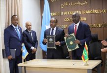Dowlada Soomaaliya oo heshiis Is afgarad la saxiixatay dowlada Mauritania