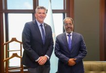 Madaxweyne Xasan oo la kulmay xubin ka tirsan Aqalka golaha wakiillada Maraykanka