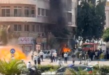 Qaraxyo laga maqlay Dimishiq meel ku dhow hotel uu degenaa Macron