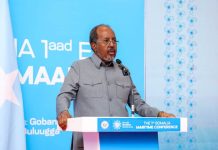 Madaxweyne Xasan Sheekh oo daahfuray Shirweynaha 1aad ee Badaha Soomaaliyeed