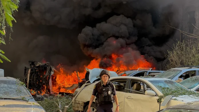 At least 14 killed as Ukraine and Russia trade missile At least 14 dead as Ukraine, Russia exchange strikes
