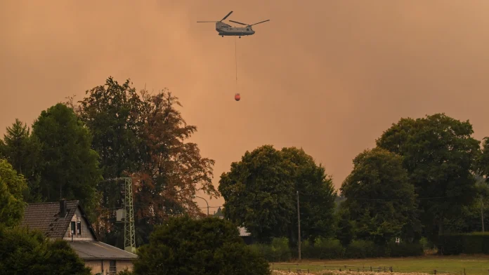Belgium Wildfire Stops Just Short of the German Border Belgium wildfire halts short of German border