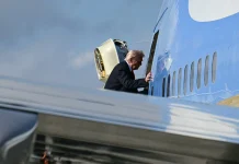 Trump says he discreetly changed aircraft after receiving a security threat Trump confirms he secretly switched planes over threat