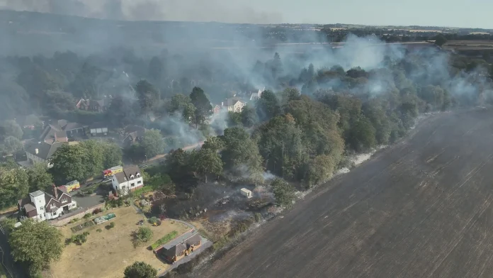 Two arrested after West Midlands blaze damages UK homes Two arrested after West Midlands fire damages homes in UK