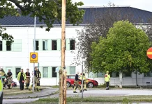 Two teenagers hurt in sword attack at a school in Sweden Two teens injured in sword attack at Swedish school