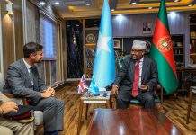 Dowlada Soomaaliya Iyo Britain oo ka wadahadlay iskaashiga amniga
