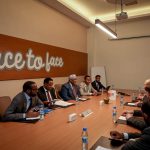 Sheekh Aadan Madoobe oo la kulmay Madaxa howlgalka Midowga Yurub