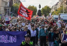 About 150,000 rally across Germany to protest far-right AfD Around 150,000 protest against far-right AfD in Germany