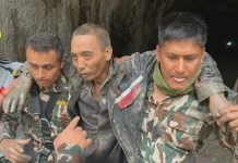 Army rescues Chinese national trapped in hydropower tunnel, officials say Chinese national rescued from hydropower tunnel - army
