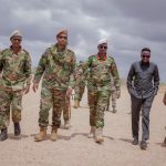 Taliyahii Ciidamada Dhulka ee xooga dalka oo gaaray degmada Baardheere