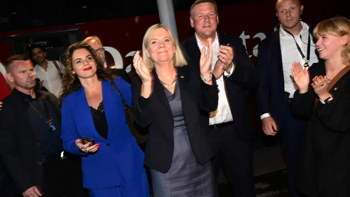 Swedish opposition holds narrow edge as election remains too close Swedish opposition's slight lead in election dead heat