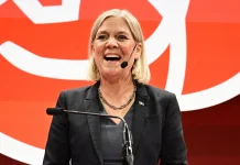 Swedish public broadcaster says opposition wins national election Swedish public TV declares opposition has won election