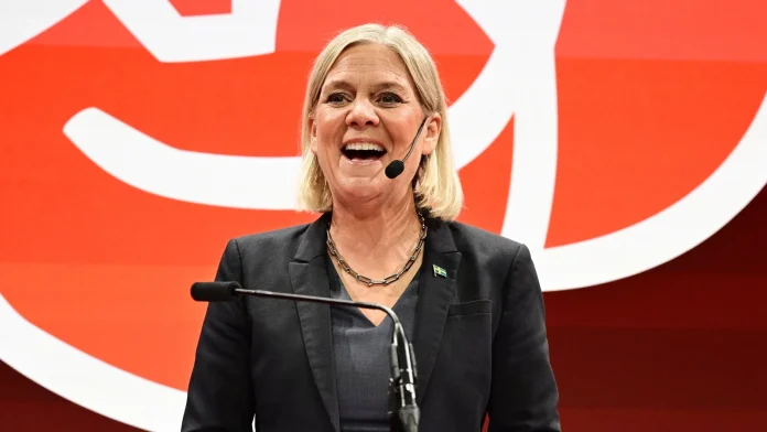 Swedish public broadcaster says opposition wins national election Swedish public TV declares opposition has won election