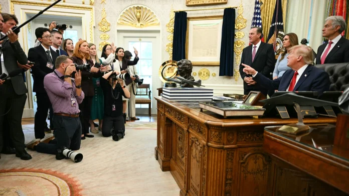 Trump Claims White House Bars CNN, MSNBC, and Politico From Trump says CNN, MS NOW, Politico banned from White House