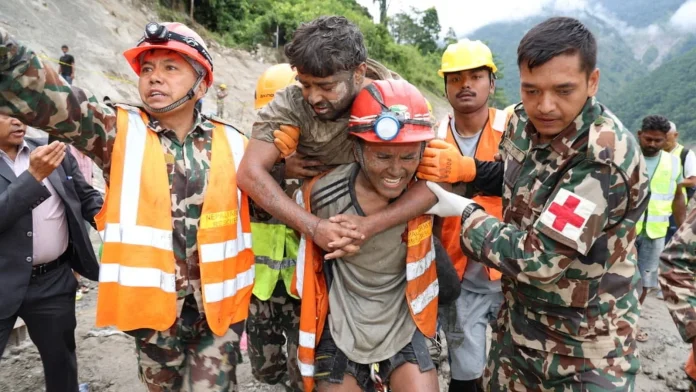 Two Tunnel Workers Rescued Alive in Nepal in “Miracle” Rescue Two trapped tunnel workers rescued in Nepal 'miracle'