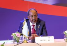 Madaxweyne Xasan Sheekh oo khudbad ka jeediyay shirka Dalalka aan Isbaheysiga aheyn