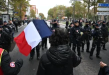 French Police Detain 135 People in Nationwide Protest Crackdown French police arrest 135 during nationwide protests