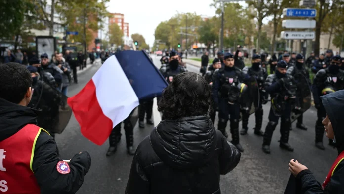 French Police Detain 135 People in Nationwide Protest Crackdown French police arrest 135 during nationwide protests