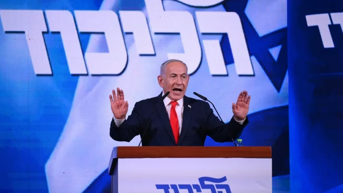 Israeli exit polls show opposition and Netanyahu blocs running neck-and-neck Israeli exit polls show opposition, Netanyahu blocs even