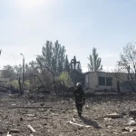 Russian airstrike kills 33 on street in eastern Ukrainian city Russian bomb kills 33 in street in east Ukraine city