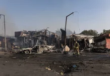 Russian attack hits Kyiv medical centers, leaving one person dead Russian strike damages Kyiv medical facilities, kills one