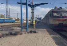 Russian strike on Ukrainian train station leaves 14 dead 14 killed in Russian strike on train station in Ukraine