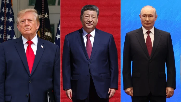 Trump Signals Willingness to Meet Xi and Putin Together Next Trump open to joint meeting with Xi, Putin next month