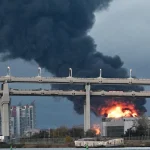 Ukrainian strike sparks major fire at Saint Petersburg oil refinery Ukraine sets Saint Petersburg refinery ablaze in attack