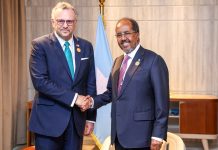 President HassanSMohamud met with U.S. Senior Advisor for Arab and African Affairs